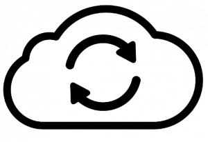 mesure sans contact-pictogramme sauvegarde des données-scancube