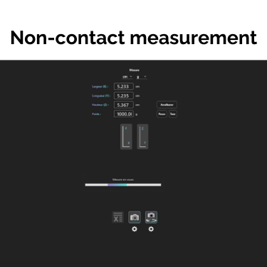Video with non-contact measurement