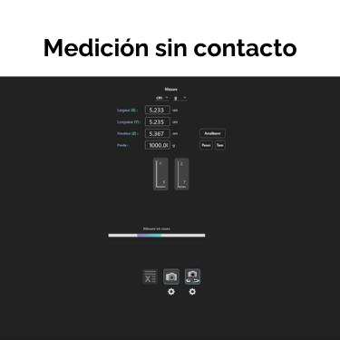 Vídeo con medición sin contacto