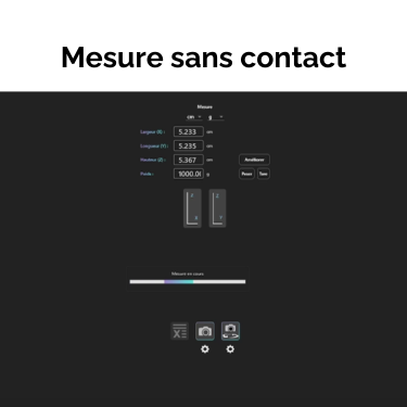 Mesure sans contact avec Intelligence Artificielle