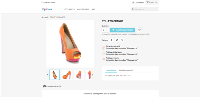 Étape 6 : prévisualiser et valider la fiche produit